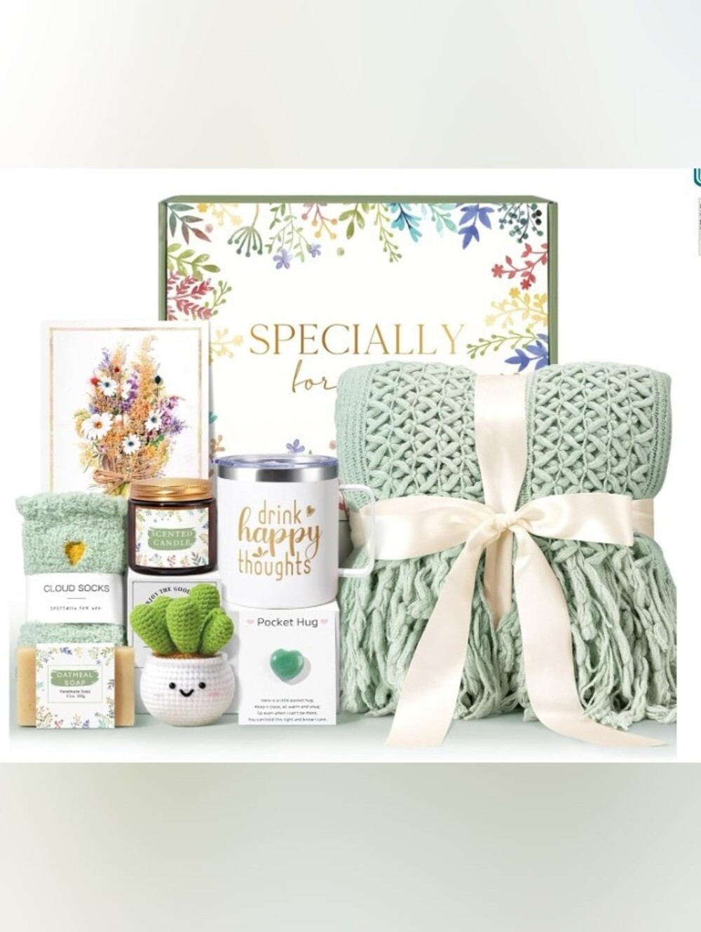 Sage Green - Happy & Cozy Gift Set